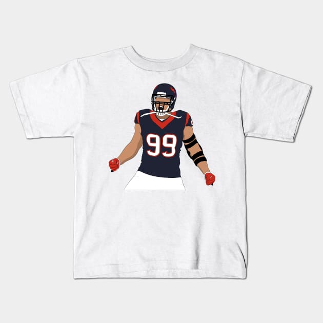 J.J. Watt Kids T-Shirt by SickSticksCo